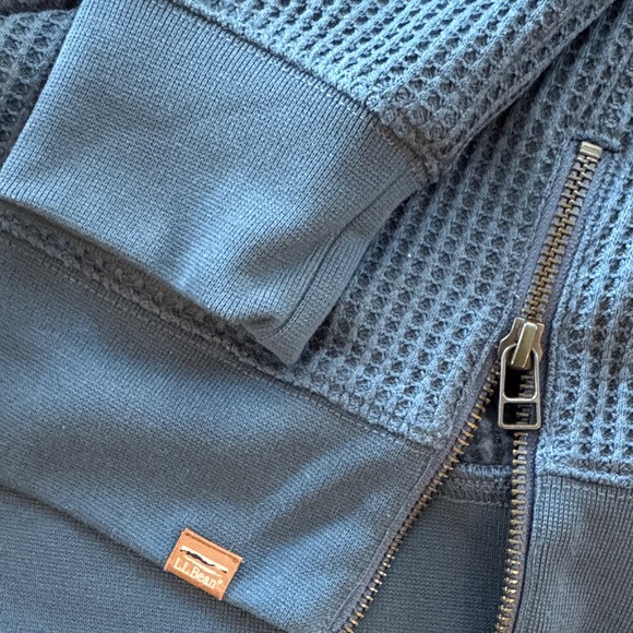 L.L. Bean Birchwood Brushed Waffle Knit - Picture 2 of 6